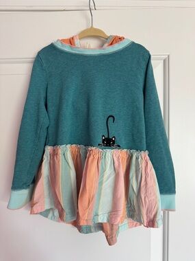 Matilda Jane Jacqueline Tern Kitty Cat Hoodie Top